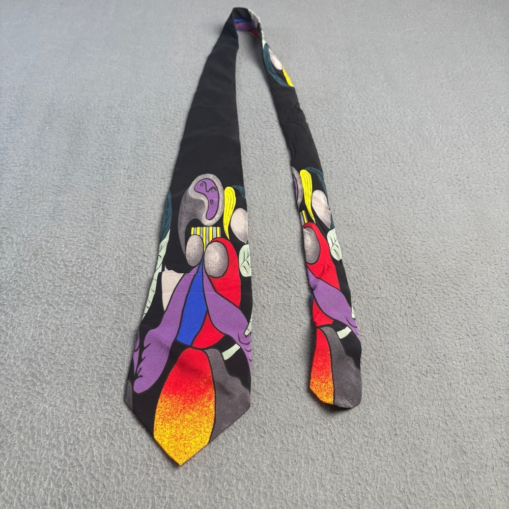 Vintage Picasso Collection Woman with a Flower 1932 Silk Tie Fine Art Fashions